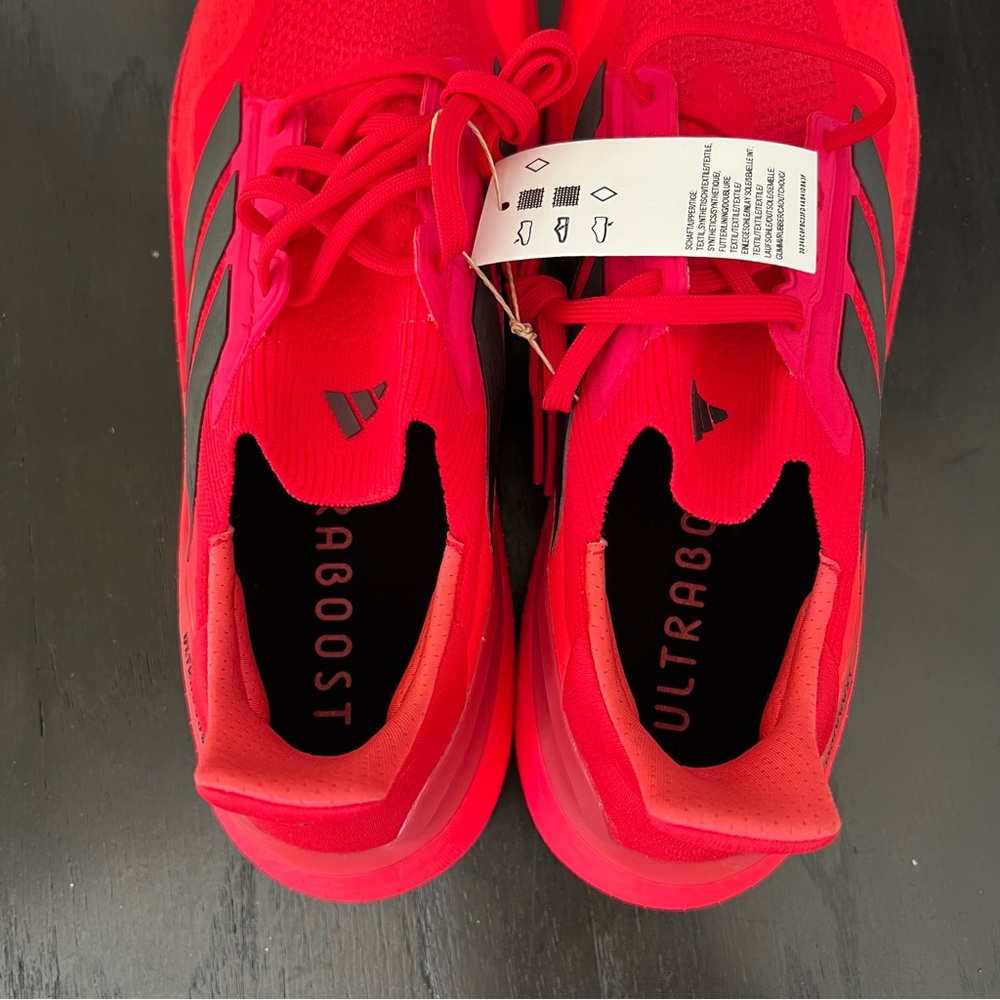 💙New💙 ADIDAS Ultraboost 5X Pure Ruby Black - Picture 7 of 10
